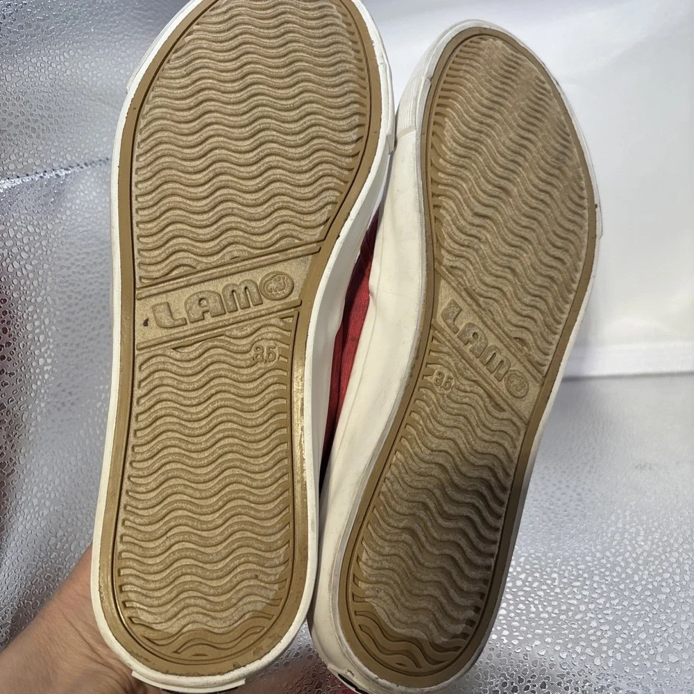 Lamo Women's Evie‎ Red Size 8.5 Slip On Mule Sneaker